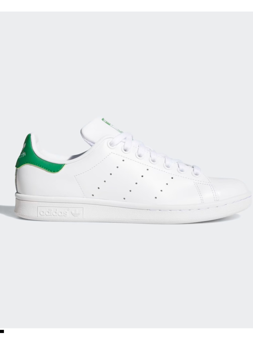 adidas Stan Smith men’s White and Green Leather Sneakers